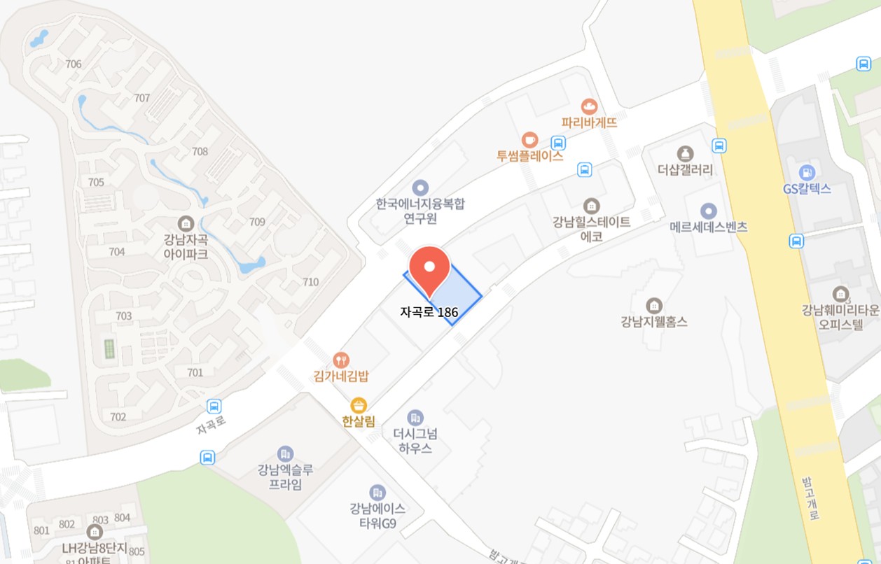 회사 위치 지도